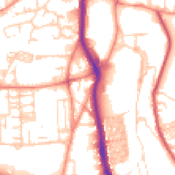 Daytime road noise heatmap for HX3 0AB