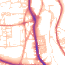 Daytime road noise heatmap for HX3 0AE