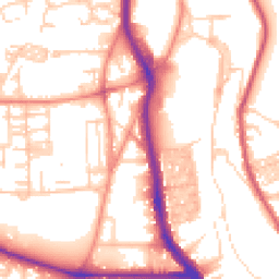 Daytime road noise heatmap for HX3 0AG