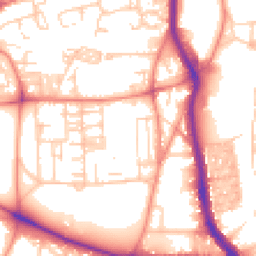 Daytime road noise heatmap for HX3 0AR