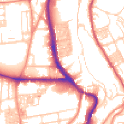 Daytime road noise heatmap for HX3 0AZ