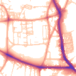 Daytime road noise heatmap for HX3 0BD