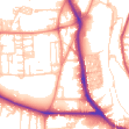 Daytime road noise heatmap for HX3 0BQ