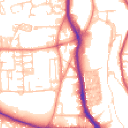 Daytime road noise heatmap for HX3 0DA