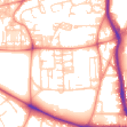 Daytime road noise heatmap for HX3 0DN