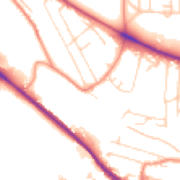 Daytime road noise heatmap for HX3 0JB
