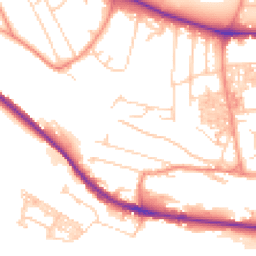 Daytime road noise heatmap for HX3 0TF
