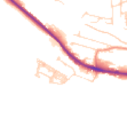 Daytime road noise heatmap for HX3 0US