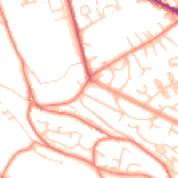 Daytime road noise heatmap for HX3 5FH