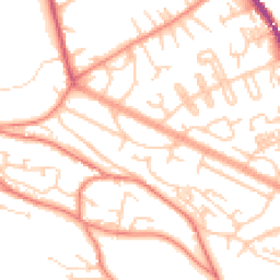 Daytime road noise heatmap for HX3 5NQ