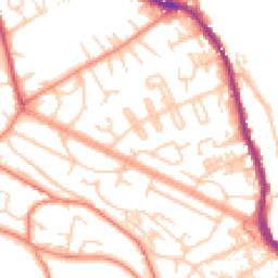 Daytime road noise heatmap for HX3 5RA