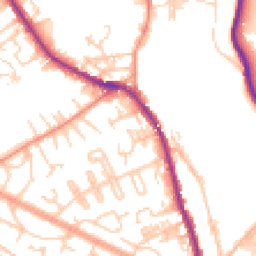 Daytime road noise heatmap for HX3 5SB