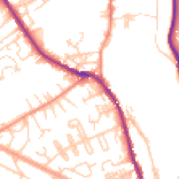 Daytime road noise heatmap for HX3 5SE