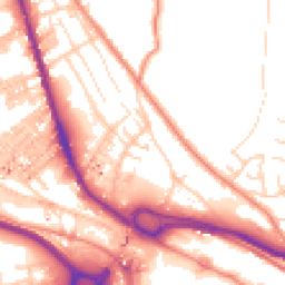 Daytime road noise heatmap for HX3 6LE