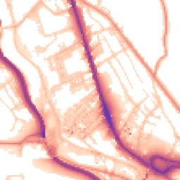 Daytime road noise heatmap for HX3 6QA