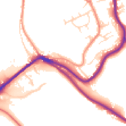 Daytime road noise heatmap for HX3 7FA