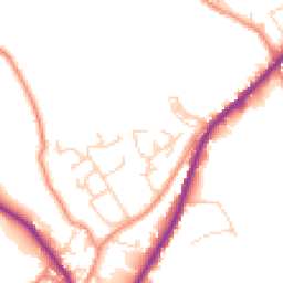 Daytime road noise heatmap for HX3 7NL