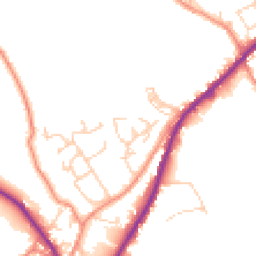 Daytime road noise heatmap for HX3 7NN