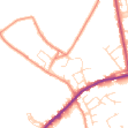 Daytime road noise heatmap for HX3 7PU