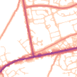 Daytime road noise heatmap for HX3 7QA