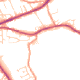 Daytime road noise heatmap for HX3 8AX