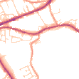 Daytime road noise heatmap for HX3 8AY