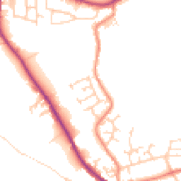 Daytime road noise heatmap for HX3 8FA