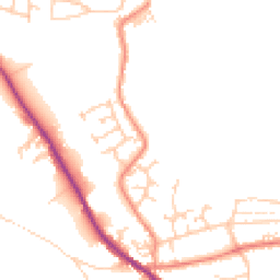 Daytime road noise heatmap for HX3 8FH