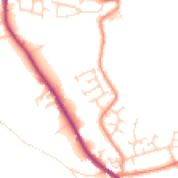 Daytime road noise heatmap for HX3 8FJ