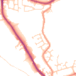 Daytime road noise heatmap for HX3 8FN