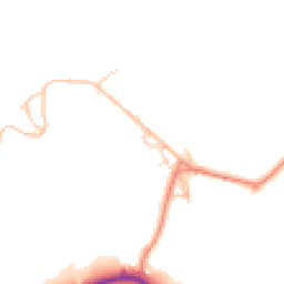 Daytime road noise heatmap for HX3 8QQ