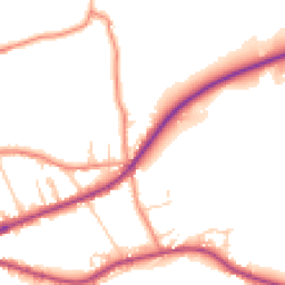 Daytime road noise heatmap for HX3 8TA