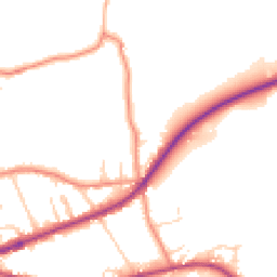 Daytime road noise heatmap for HX3 8TE