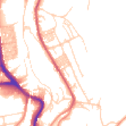 Daytime road noise heatmap for HX3 9BB