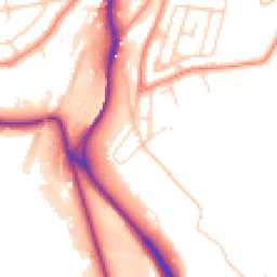 Daytime road noise heatmap for HX3 9EG
