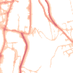 Daytime road noise heatmap for HX3 9HP
