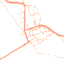 Daytime road noise heatmap for HX3 9RT