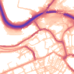 Daytime road noise heatmap for HX5 0BQ