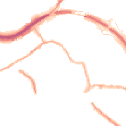 Night-time road noise heatmap for HX5 0BZ