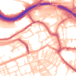 Daytime road noise heatmap for HX5 0DE