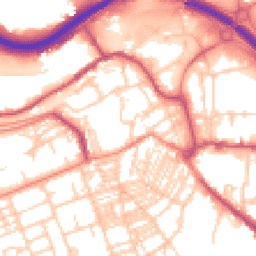 Daytime road noise heatmap for HX5 0DF