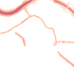 Night-time road noise heatmap for HX5 0DF