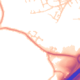 Daytime road noise heatmap for HX5 0DR