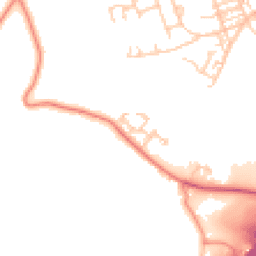 Daytime road noise heatmap for HX5 0DS