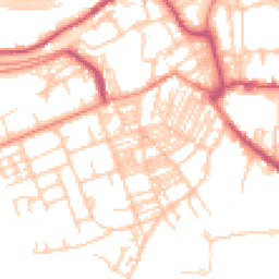 Daytime road noise heatmap for HX5 0LE