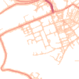Daytime road noise heatmap for HX5 0LR