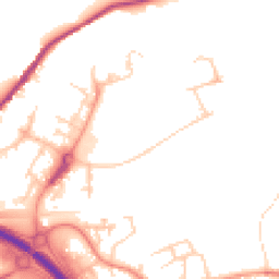 Daytime road noise heatmap for HX5 9DA