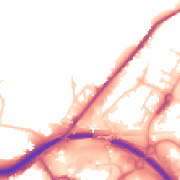 Daytime road noise heatmap for HX5 9JF