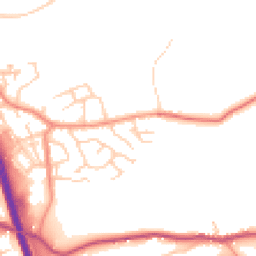 Daytime road noise heatmap for HX5 9PS