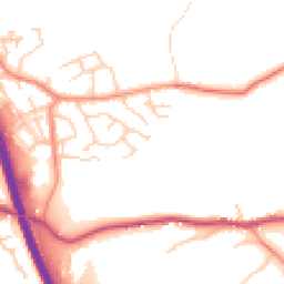 Daytime road noise heatmap for HX5 9QR